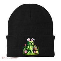 Egg Hunting Gamer Easter Pixel Bunny  Beanie thumb 0