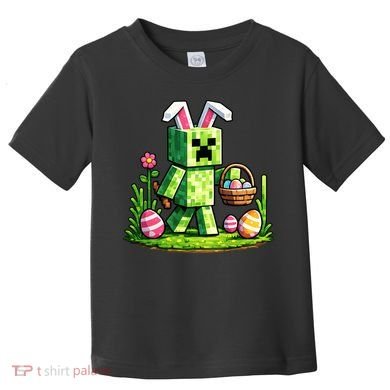 Egg Hunting Gamer Easter Pixel Bunny  Toddler T-Shirt