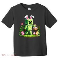 Egg Hunting Gamer Easter Pixel Bunny  Toddler T-Shirt thumb 0