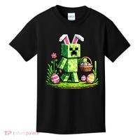 Egg Hunting Gamer Easter Pixel Bunny  Kids T-Shirt thumb 0