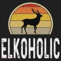 Elk Hunter Gifts Funny Elk Hunting Elkoholic Retro Beanie thumb 2