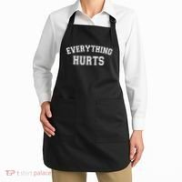 Everything Hurts Gym Workout Funny Apron thumb 2