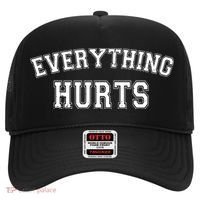 Everything Hurts Gym Workout Funny Hat thumb 0