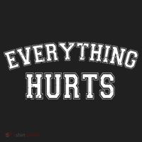 Everything Hurts Gym Workout Funny Hat thumb 2