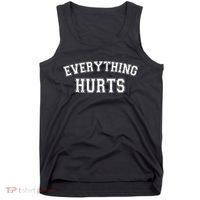 Everything Hurts Gym Workout Funny Tank Top thumb 0