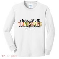 Enter His Gates With Thanksgiving And His Courts With Praise Kids Long Sleeve Shirt thumb 0