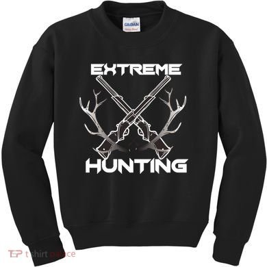 Extreme Hunting Hunter Gift Kids Sweatshirt