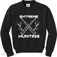 Extreme Hunting Hunter Gift Kids Sweatshirt thumb 0