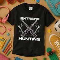 Extreme Hunting Hunter Gift Kids T-Shirt thumb 3