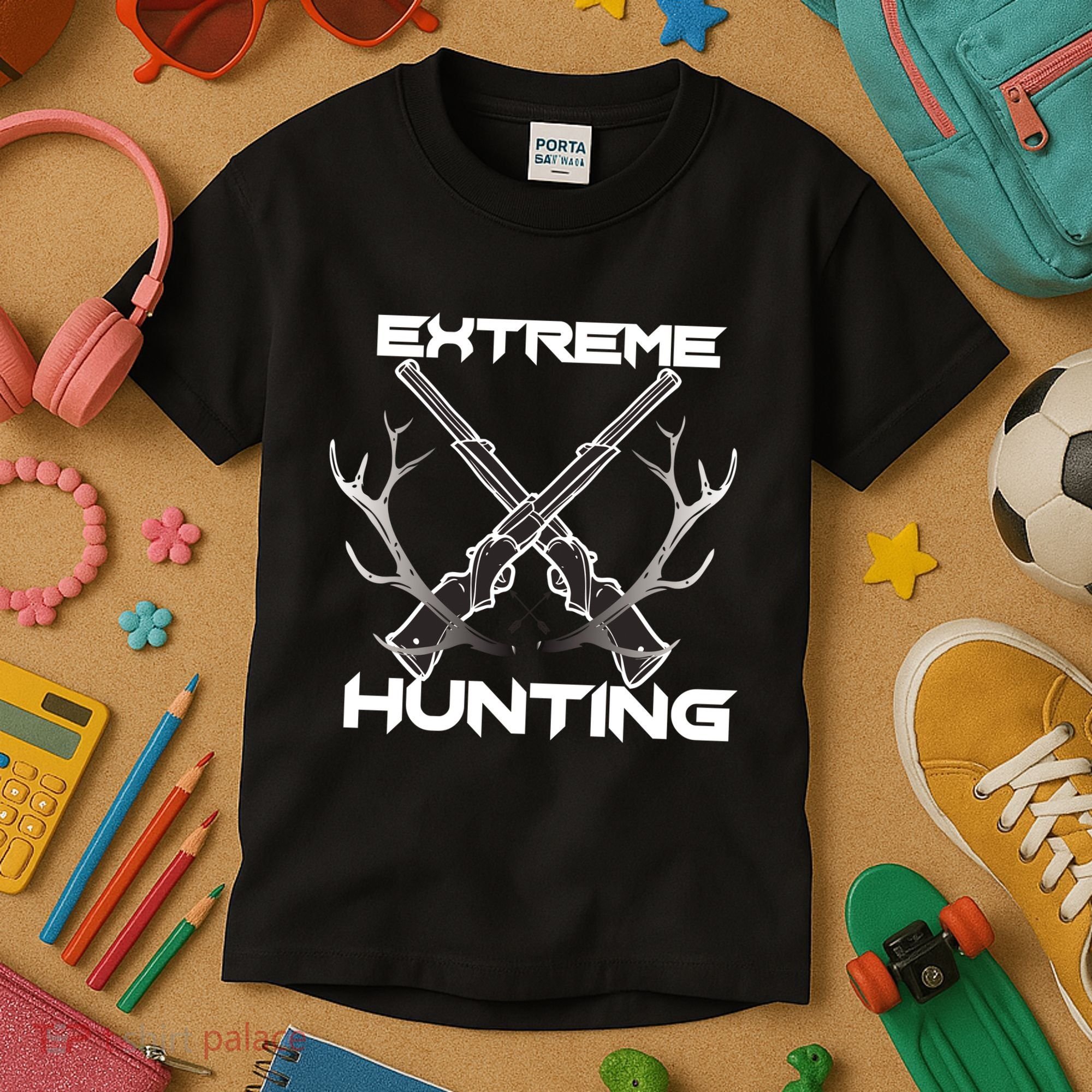 Extreme Hunting Hunter Gift Kids T-Shirt