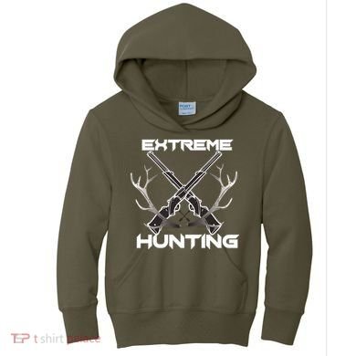 Extreme Hunting Hunter Gift Kids Hoodie