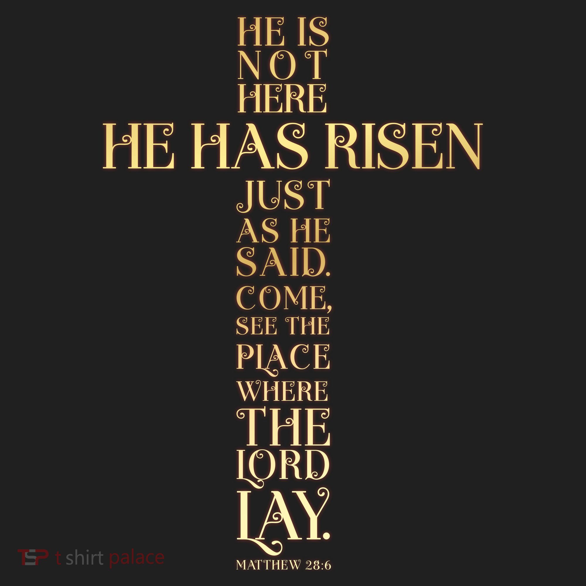 Easter He Has Risen Scripture Cross Matthew 28 6 Beanie