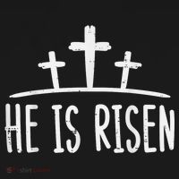 Easter He Is Risen Cross Religious Christian Doggie Tank thumb 4