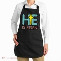 Easter HE Is Risen Jesus Resurrection Christian Apron thumb 2