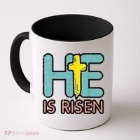 Easter HE Is Risen Jesus Resurrection Christian Coffee Mug thumb 0
