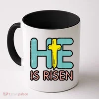 Easter HE Is Risen Jesus Resurrection Christian Coffee Mug thumb 0