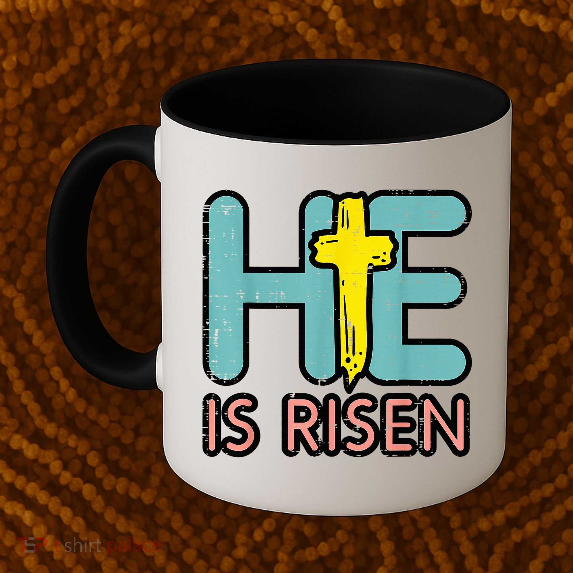 Easter HE Is Risen Jesus Resurrection Christian Coffee Mug