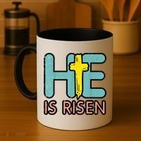 Easter HE Is Risen Jesus Resurrection Christian Coffee Mug thumb 4