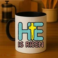 Easter HE Is Risen Jesus Resurrection Christian Coffee Mug thumb 4