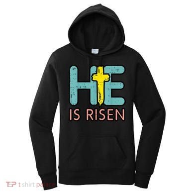 Easter HE Is Risen Jesus Resurrection Christian Women's Hoodie