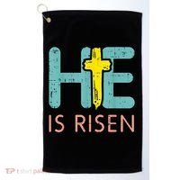 Easter HE Is Risen Jesus Resurrection Christian Golf Towel thumb 0
