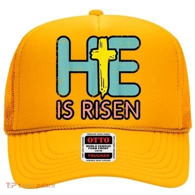 Easter HE Is Risen Jesus Resurrection Christian Hat