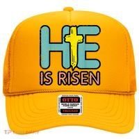 Easter HE Is Risen Jesus Resurrection Christian Hat thumb 0