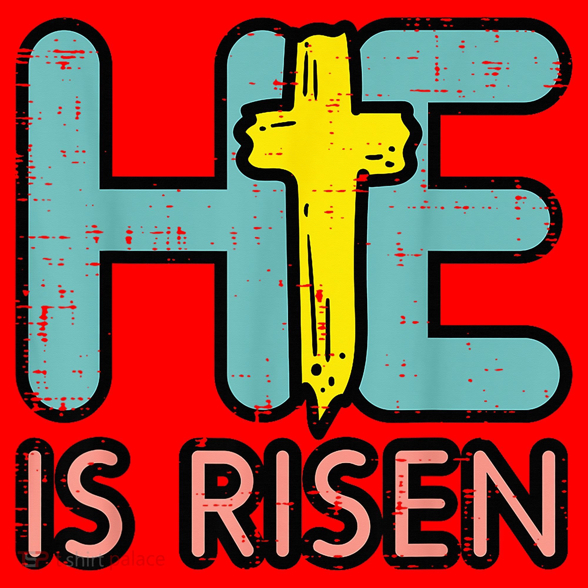 Easter HE Is Risen Jesus Resurrection Christian Santa Hat