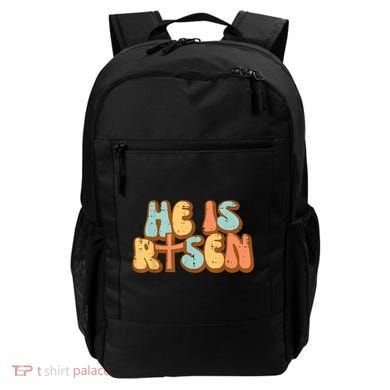 Easter He Is Risen Retro Resurrection Groovy Backpack