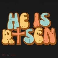 Easter He Is Risen Retro Resurrection Groovy Backpack thumb 2