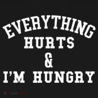 Everything Hurts & I'm Hungry Running Marathon Runner Long Sleeve Shirt thumb 2