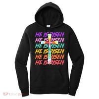 Easter He Is Risen Tie Dye Cross Women's Hoodie thumb 0