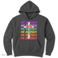 Easter He Is Risen Tie Dye Cross Hoodie thumb 0
