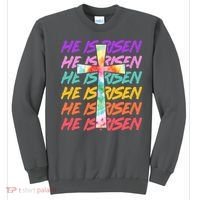 Easter He Is Risen Tie Dye Cross Sweatshirt thumb 0