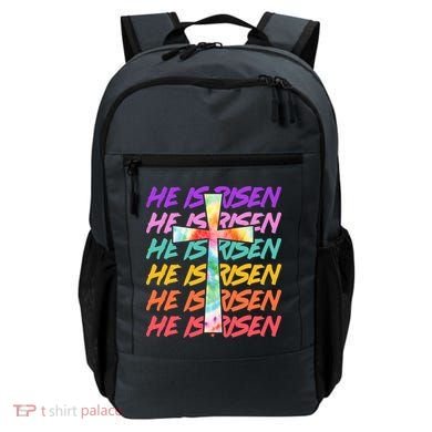 Easter He Is Risen Tie Dye Cross Backpack