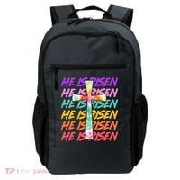 Easter He Is Risen Tie Dye Cross Backpack thumb 0