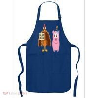 Eat Ham Instead Turkey and Pig Funny Thanksgiving Gift Apron thumb 0