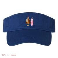 Eat Ham Instead Turkey and Pig Funny Thanksgiving Gift Visor thumb 0