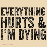 Everything Hurts & Im Dying Workout Exercise Fitness Tote Bag thumb 4