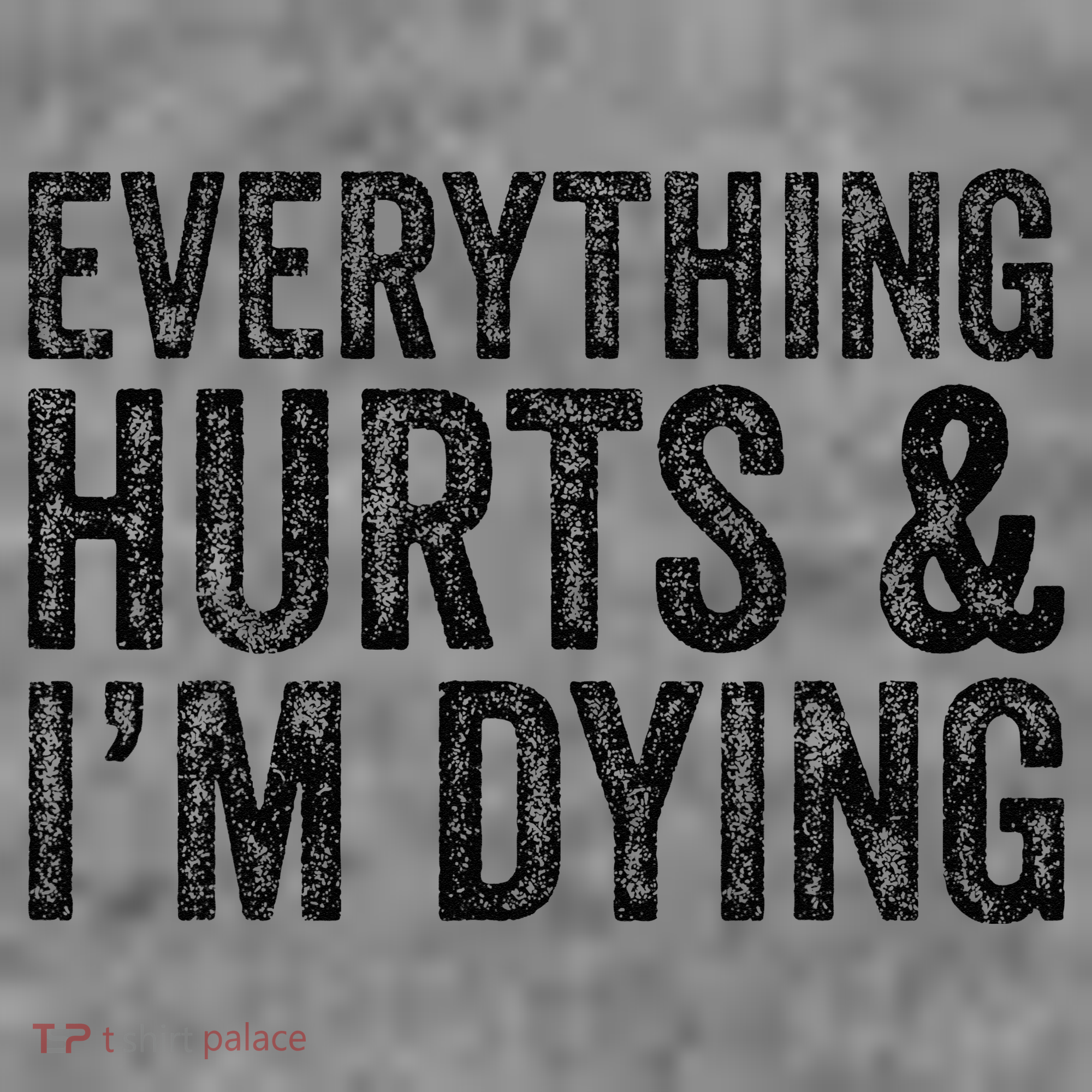 Everything Hurts & Im Dying Workout Exercise Fitness Toddler Hoodie