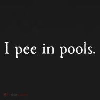 Embarrassing Humor I Pee In Pools Sarcastic Swimming Women's Hoodie thumb 2