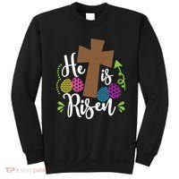 Easter He Is Risen Cross Sweatshirt thumb 0