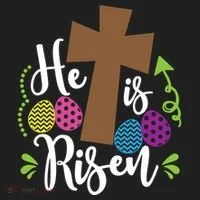 Easter He Is Risen Cross Tumbler thumb 3