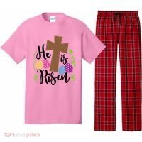 Easter He Is Risen Cross Pajama Set thumb 0