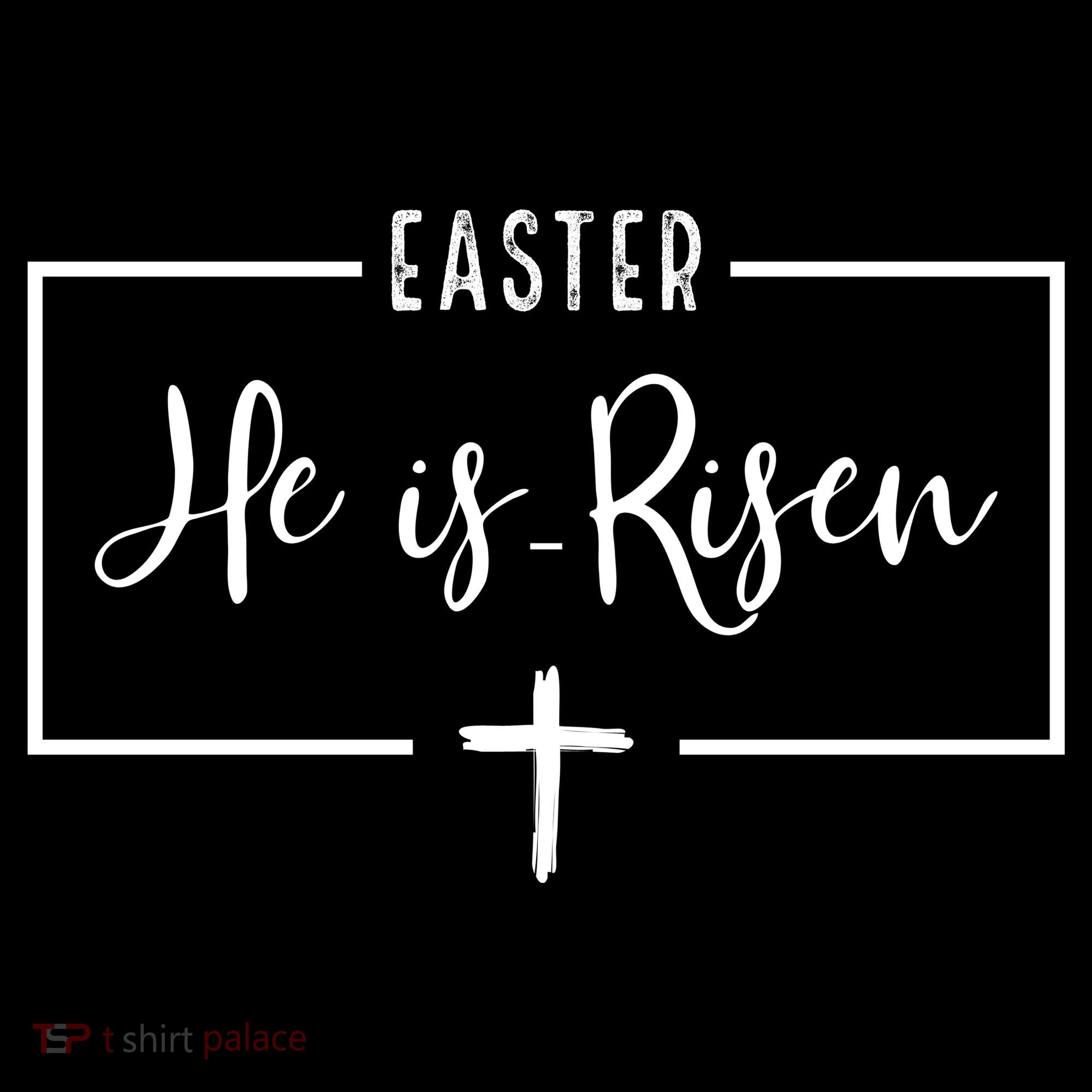 Easter He Is Risen Cross Christianity Women's Tank Top