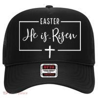 Easter He Is Risen Cross Christianity Hat thumb 0