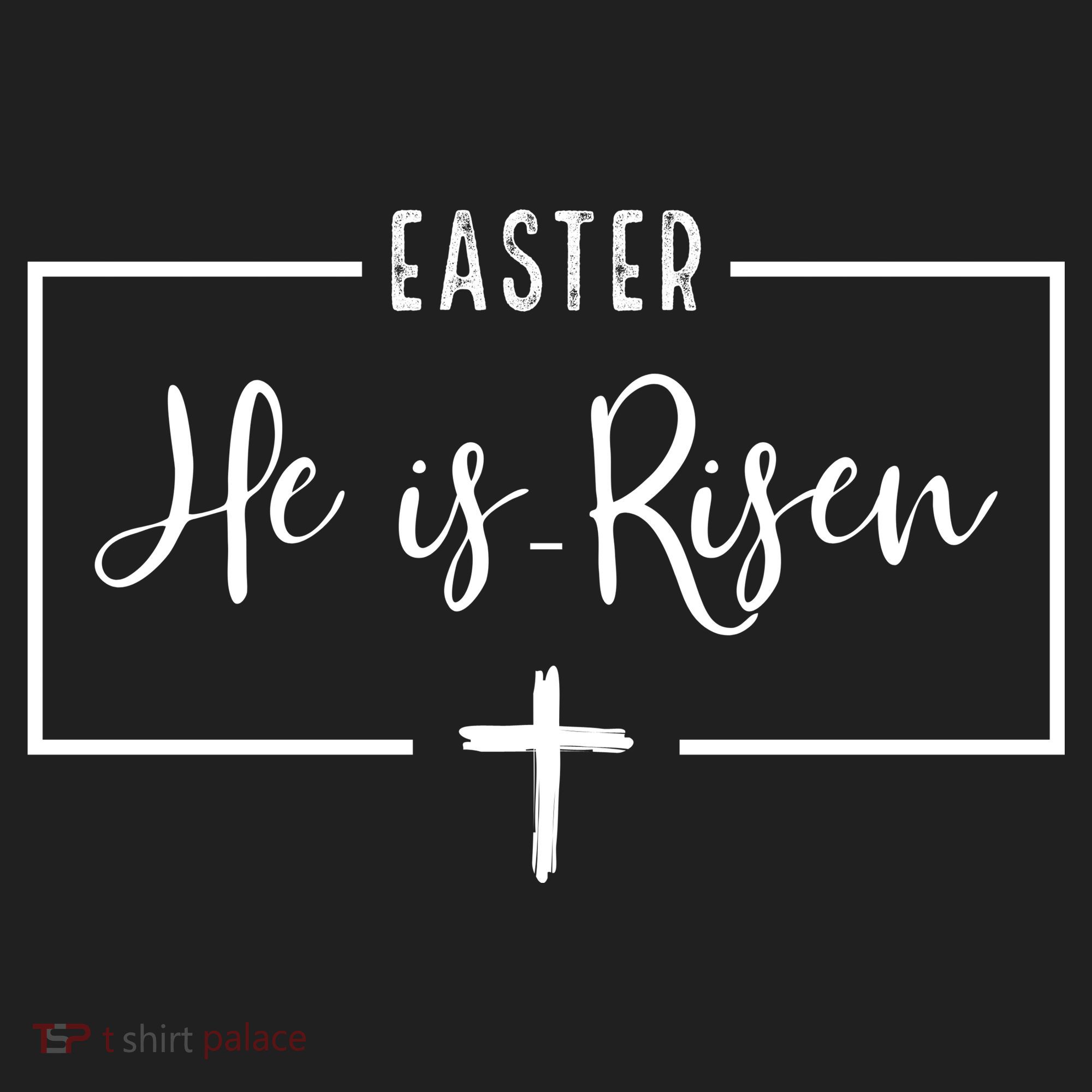 Easter He Is Risen Cross Christianity Hat