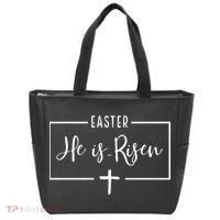 Easter He Is Risen Cross Christianity Tote Bag thumb 0