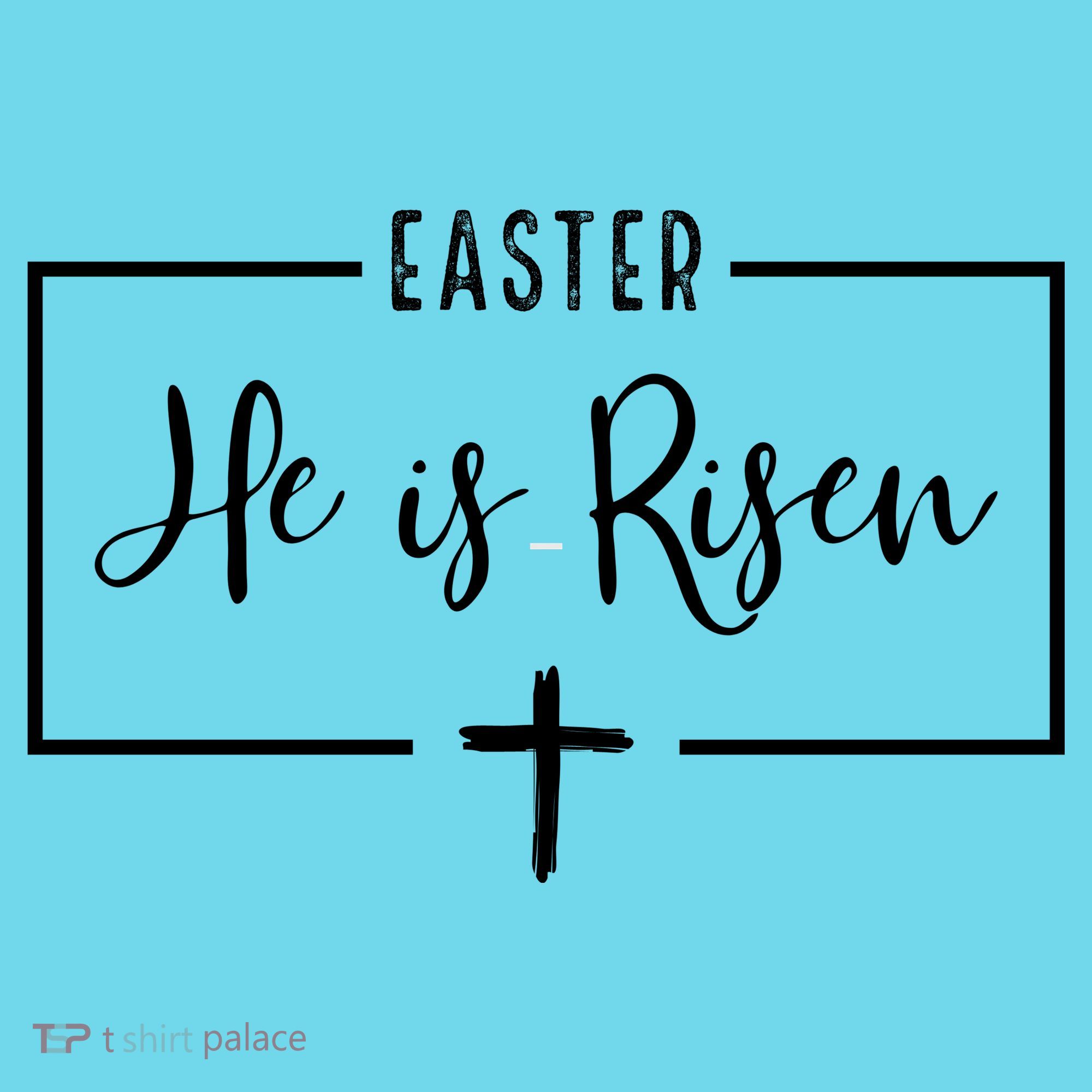 Easter He Is Risen Cross Christianity T-Shirt