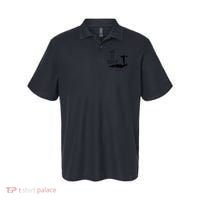 Easter He Is Risen Religious Palm Sunday cross Polo thumb 0